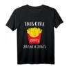 This Girl Loves Pommes Frites - Fast Food Langarmshirt für Pommes-Fans & Feinschmecker, Perfekt für Gastronomie & Imbissbesucher