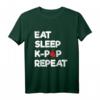 Eat Sleep K Pop Repeat Hand Heart T-Shirt – Perfektes Geschenk für K-Pop Fans, Koreanische Kultur und Hallyu-Enthusiasten