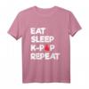 Eat Sleep K Pop Repeat Hand Heart T-Shirt – Perfektes Geschenk für K-Pop Fans, Koreanische Kultur und Hallyu-Enthusiasten
