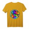 T-Rex Pop Art Design! Süßes und modisches Dinosaurier T-Shirt mit Regenbogen - Perfekt für Dinosaurierfans und Pop Art Liebhaber