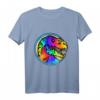 T-Rex Pop Art Design! Süßes und modisches Dinosaurier T-Shirt mit Regenbogen - Perfekt für Dinosaurierfans und Pop Art Liebhaber