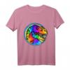 T-Rex Pop Art Design! Süßes und modisches Dinosaurier T-Shirt mit Regenbogen - Perfekt für Dinosaurierfans und Pop Art Liebhaber