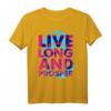 Star Trek Original Series Spock Live Long Color Pop T-Shirt – Offiziell lizenzierte Kult-Science-Fiction Kleidung für Trekkies
