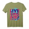 Star Trek Original Series Spock Live Long Color Pop T-Shirt – Offiziell lizenzierte Kult-Science-Fiction Kleidung für Trekkies