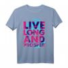 Star Trek Original Series Spock Live Long Color Pop T-Shirt – Offiziell lizenzierte Kult-Science-Fiction Kleidung für Trekkies