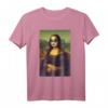 Cooles Lustiges Rocker Mona Lisa Meme T-Shirt - Klassische Kunst im Pop Art Stil, Perfekt als Geschenk für Freunde und Familie