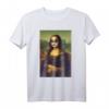 Cooles Lustiges Rocker Mona Lisa Meme T-Shirt - Klassische Kunst im Pop Art Stil, Perfekt als Geschenk für Freunde und Familie