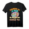 Powered by K-POP Bubble Tea and Ramen Nudeln Noods - Lustiges Foodie T-Shirt für Boba- und Ramen-Liebhaber