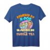 Powered by K-POP Bubble Tea and Ramen Nudeln Noods - Lustiges Foodie T-Shirt für Boba- und Ramen-Liebhaber
