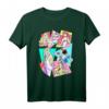 HapPanda Princesses Neon Pop Art T-Shirt - Stylisches Graphic Shirt für Frauen zum Geburtstag