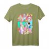 HapPanda Princesses Neon Pop Art T-Shirt - Stylisches Graphic Shirt für Frauen zum Geburtstag