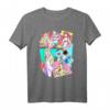 HapPanda Princesses Neon Pop Art T-Shirt - Stylisches Graphic Shirt für Frauen zum Geburtstag