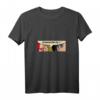 Damen Frauen Whispering - Es Eskaliert Eh - Party Comic Pop Art T-Shirt mit V-Ausschnitt für Bier- und Comic-Fans