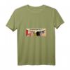 Damen Frauen Whispering - Es Eskaliert Eh - Party Comic Pop Art T-Shirt mit V-Ausschnitt für Bier- und Comic-Fans