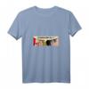 Damen Frauen Whispering - Es Eskaliert Eh - Party Comic Pop Art T-Shirt mit V-Ausschnitt für Bier- und Comic-Fans