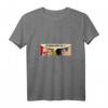 Damen Frauen Whispering - Es Eskaliert Eh - Party Comic Pop Art T-Shirt mit V-Ausschnitt für Bier- und Comic-Fans