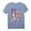 40Geburtstag Classic TV Series Batman Pop Cast T-Shirt – Offiziell lizenziert, nostalgisches Batman-Design für Fans der 1960er Jahre