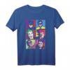 40Geburtstag Classic TV Series Batman Pop Cast T-Shirt – Offiziell lizenziert, nostalgisches Batman-Design für Fans der 1960er Jahre
