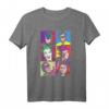 40Geburtstag Classic TV Series Batman Pop Cast T-Shirt – Offiziell lizenziert, nostalgisches Batman-Design für Fans der 1960er Jahre