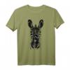 Zebrakopf Tiermotiv T-Shirt Schwarz-Weiß - Lustiges Safari-Design für Tierliebhaber, Freunde & Familie, Perfekt für Geschenke & besondere Anlässe