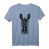 Zebrakopf Tiermotiv T-Shirt Schwarz-Weiß - Lustiges Safari-Design für Tierliebhaber, Freunde & Familie, Perfekt für Geschenke & besondere Anlässe