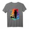 Buntes Katzen T-Shirt für Katzenliebhaber - Künstlerisches, einzigartiges Design für Katzenmamas und -papas zum Geburtstag