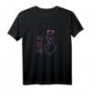 K-Pop T-Shirt mit Handherz-Geste - I Love You Saranghae, Perfektes Geschenk für K-Pop Fans und Koreanische Kultur Liebhaber