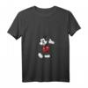 HapPanda Mickey Mouse Geometric Body Foot Pop Hand Out T-Shirt mit V-Ausschnitt – Offiziell lizenzierte Geburtstagskleidung
