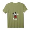 HapPanda Mickey Mouse Geometric Body Foot Pop Hand Out T-Shirt mit V-Ausschnitt – Offiziell lizenzierte Geburtstagskleidung