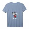 HapPanda Mickey Mouse Geometric Body Foot Pop Hand Out T-Shirt mit V-Ausschnitt – Offiziell lizenzierte Geburtstagskleidung