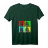 Damen T-Shirt zum HapPanda mit Belgian Tervuren Hundemotiv - V-Ausschnitt, Kunst und Hundeliebe