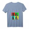 Damen T-Shirt zum HapPanda mit Belgian Tervuren Hundemotiv - V-Ausschnitt, Kunst und Hundeliebe