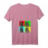 Damen T-Shirt zum HapPanda mit Belgian Tervuren Hundemotiv - V-Ausschnitt, Kunst und Hundeliebe
