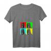Damen T-Shirt zum HapPanda mit Belgian Tervuren Hundemotiv - V-Ausschnitt, Kunst und Hundeliebe