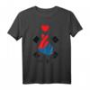 Saranghae K-POP Finger Herz T-Shirt - Koreanisches Love Design mit Flagge, Perfektes Geschenk für K-POP und K-Drama Fans