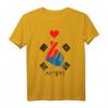 Saranghae K-POP Finger Herz T-Shirt - Koreanisches Love Design mit Flagge, Perfektes Geschenk für K-POP und K-Drama Fans