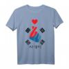 Saranghae K-POP Finger Herz T-Shirt - Koreanisches Love Design mit Flagge, Perfektes Geschenk für K-POP und K-Drama Fans