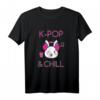 K-POP und Chill T-Shirt - Niedliches K-POP Graphic Geschenk für Fans, perfekt für Weihnachten, Geburtstag & jeden Tag
