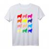 Australian Shepherd Liebhaber Hund POP ART Geschenk T-Shirt – Buntes Hundemotiv für Tierliebhaber und Hundebesitzer