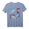Meerestier Walliebhaber T-Shirt mit Narwal - Pop Art Design für Ozean Tier Fans & Meerestierliebhaber