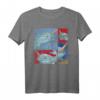 Meerestier Walliebhaber T-Shirt mit Narwal - Pop Art Design für Ozean Tier Fans & Meerestierliebhaber