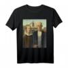 American Gothic by Grant-Wood | Pop Art T-Shirt – Berühmtes Kunstwerk im stylischen Design