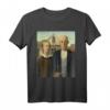 American Gothic by Grant-Wood | Pop Art T-Shirt – Berühmtes Kunstwerk im stylischen Design