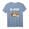 Kpop and Chill T-Shirt mit niedlichem Fennec-Fuchs – Perfekt für K-Pop Fans und Tierliebhaber