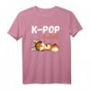 Kpop and Chill T-Shirt mit niedlichem Fennec-Fuchs – Perfekt für K-Pop Fans und Tierliebhaber