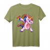 Pop It Fidget Einhorn mit Zappelspielzeug Dabbing - Lustiges Kinder T-Shirt als Geschenkidee zu Geburtstag & Weihnachten