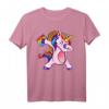 Pop It Fidget Einhorn mit Zappelspielzeug Dabbing - Lustiges Kinder T-Shirt als Geschenkidee zu Geburtstag & Weihnachten