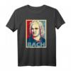 Johann Sebastian Bach Poster Style Pop Art T-Shirt – Klassisch geschnitten, ideal für Musik- und Kunstliebhaber
