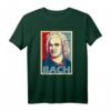 Johann Sebastian Bach Poster Style Pop Art T-Shirt – Klassisch geschnitten, ideal für Musik- und Kunstliebhaber