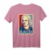 Johann Sebastian Bach Poster Style Pop Art T-Shirt – Klassisch geschnitten, ideal für Musik- und Kunstliebhaber